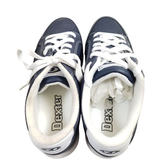 Dexter Womens Size 6.5 Navy Bowling Shoes Slide-Rite Soles Lace-Up Athletic - Picture 7 of 8